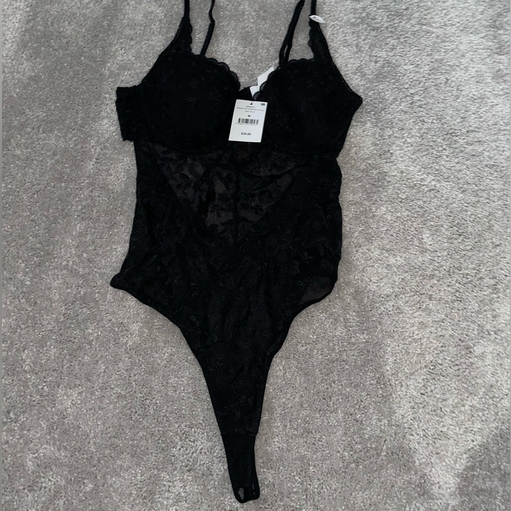 🖤💋NWT Cotton On Black Lace Teddy
